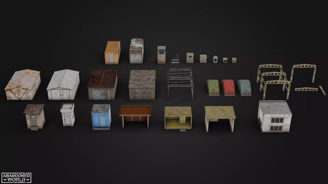 Old Small Buildings Pack📱 - изображение 2